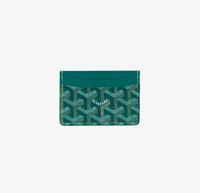 Rtresells green goyard wallets